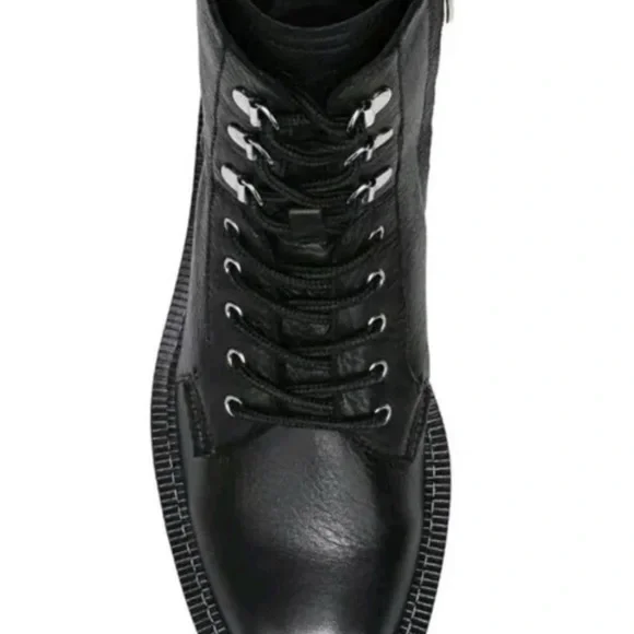 Sam Edelman / Women's Lue  Lugged Sole Black Leather Combat Boots Size 8 - Picture 9 of 10